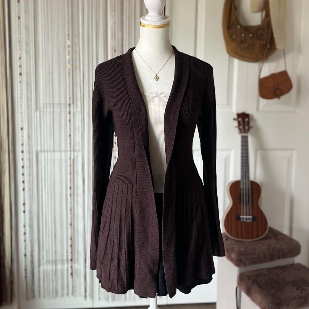 Apt. 9 Dark Brown Women's Cardigan